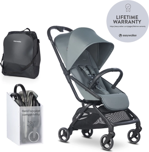 Easywalker cochecito deportivo Rockey S pure black