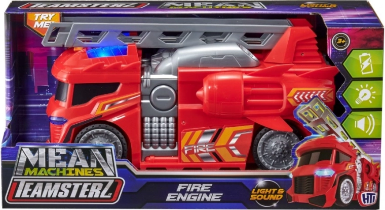 Coche de bomberos Teamsterz con luces y sonidos