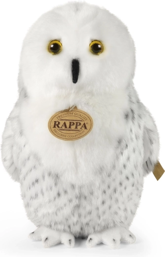 Búho nival de peluche Rappa eco-friendly de 24 cm