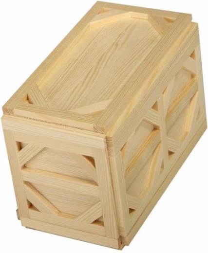Hucha de Madera con Forma de Gallina