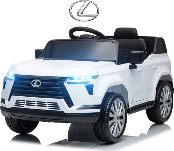 Coche eléctrico Milly Mally Lexus GX550 blanco - 1 unidad
