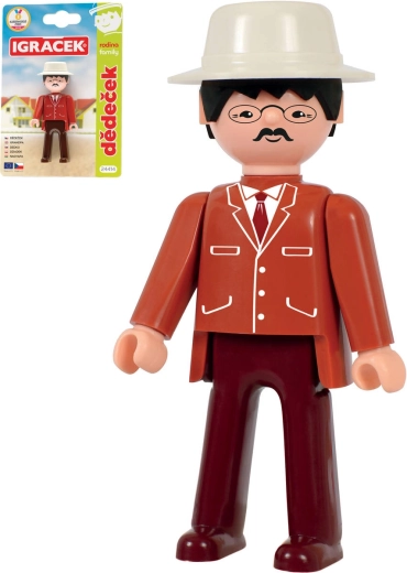 Efko Igráček Familia – abuelo, figura articulada en cartón