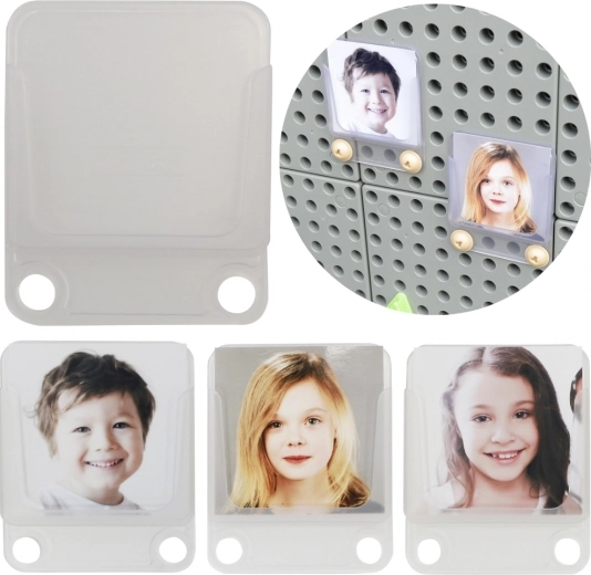 Bolsillos transparentes Masterkidz para fotos y tarjetas, set de 6 uds.