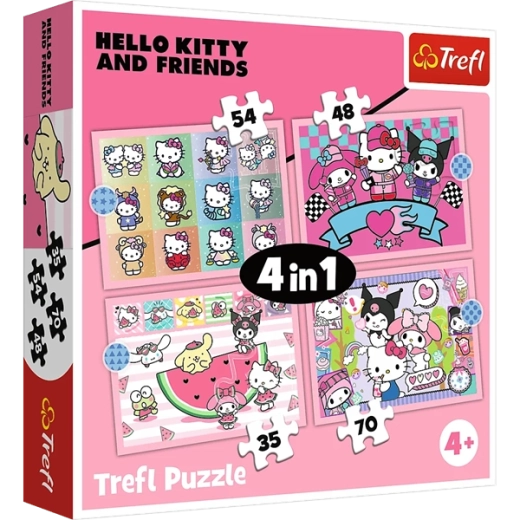 4 puzzles en un solo paquete