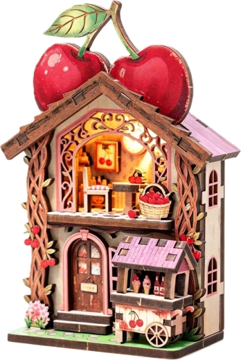 2Kids Toys rompecabezas de madera 3D imán casita de cerezo