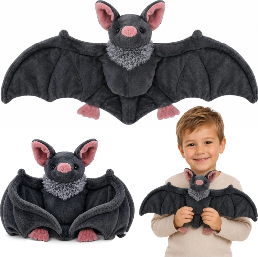 Murciélago de peluche con alas desplegables 57 cm
