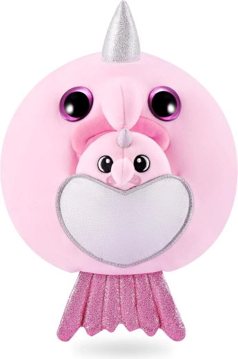 Peluche suave y detalles brillantes