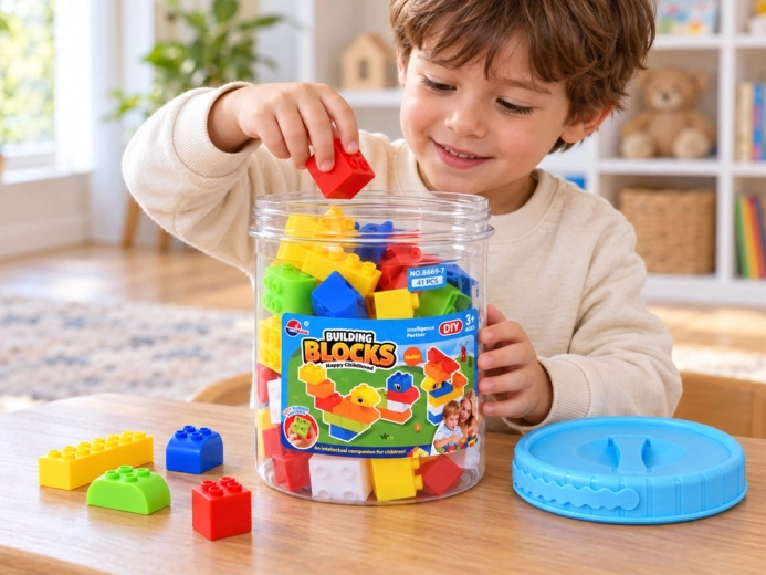 Práctico recipiente para guardar