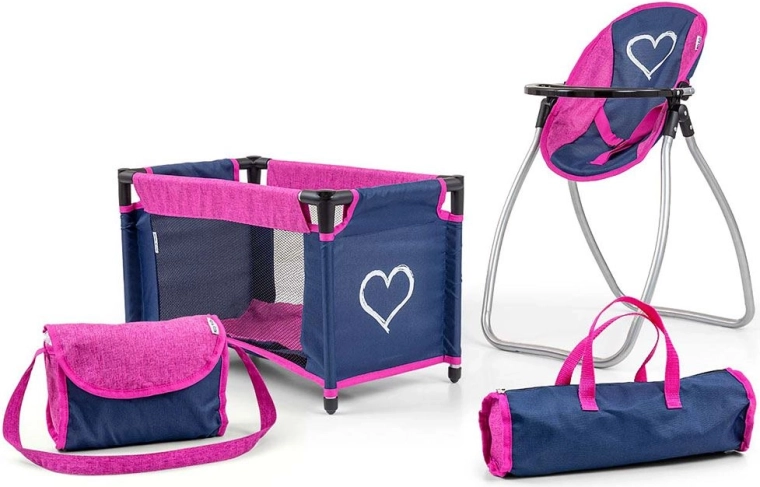 Set de accesorios para muñecas ELSA Prestige Milly Mally navy
