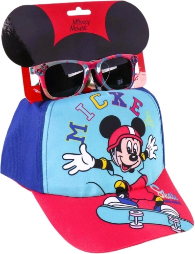Conjunto de gorra y gafas de sol Mickey