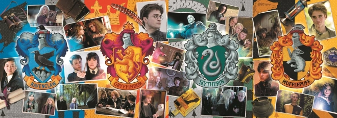 Puzle de 1000 piezas Cuatro casas de Hogwarts HARRY POTTER