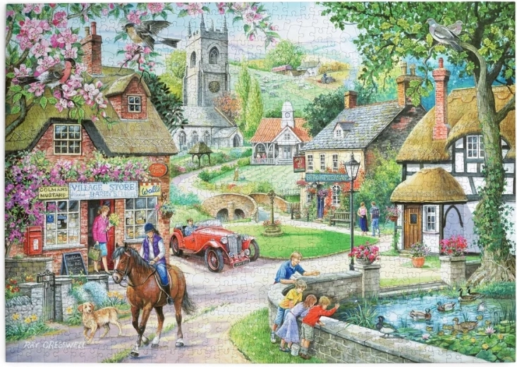House of Puzzles Alimentando a los patos – puzzle de 1000 piezas