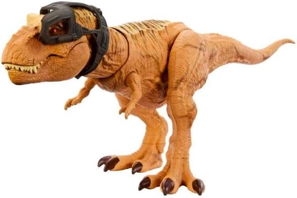 Jurassic World T‑Rex en caza con sonidos – figura de acción
