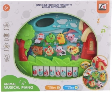 Pianito infantil con animalitos a pilas