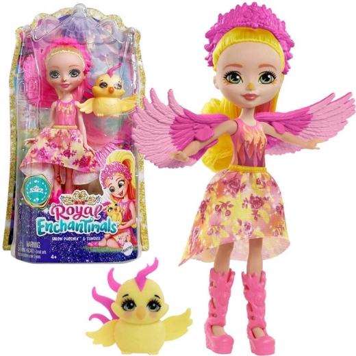 Muñeca Enchantimals con mascota fénix