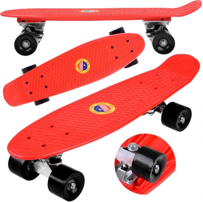 Fiszka (skateboard) para niños hasta 50 kg – Roja