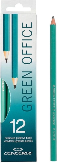 Lápices de grafito CONCORDE Green Office HB, 12 uds.