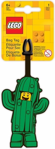 Etiqueta de identificación para equipaje LEGO – cactus
