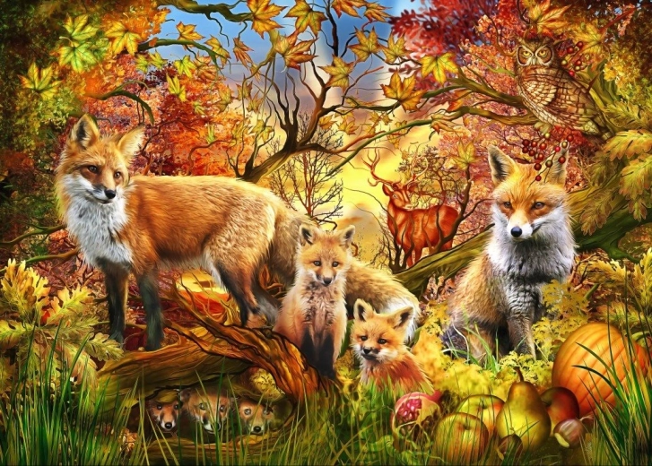 Puzzle BLUEBIRD Espíritu de otoño 300 piezas