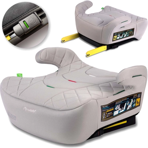 Elevador de asiento para coche ISOFIX 22–36 kg NUKIDO Louis i-Size