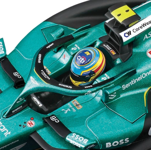 Fiel reproducción del Aston Martin AMR25 (2025)