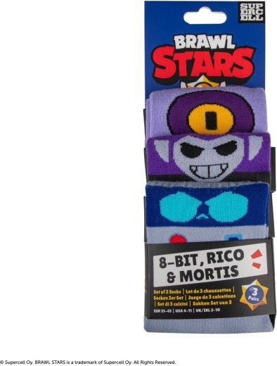 3 pares con motivos icónicos de Brawl Stars