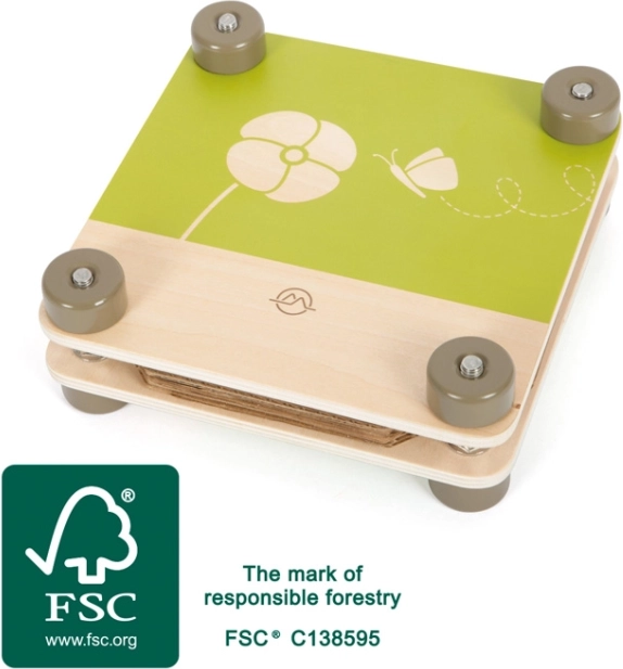 Prensa de flores de madera Small Foot Discover