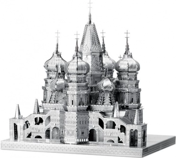 Puzzle 3D Metal Earth templo de San Basilio ICONX