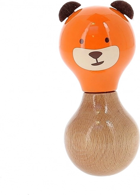 Sonajero de madera oso Marcel de Vilac