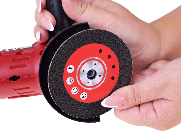 Disco giratorio con botón de accionamiento