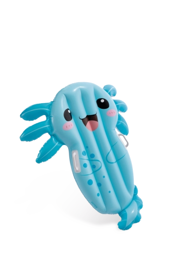 Colchoneta hinchable AXOLOTL con asas para niños