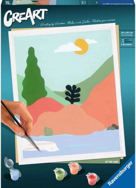 Pintura por números CreArt – Paisajes minimalistas 3