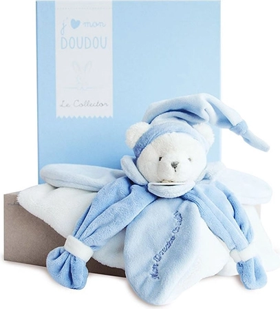 Set de regalo Doudou – peluche de apego osito azul 24 cm