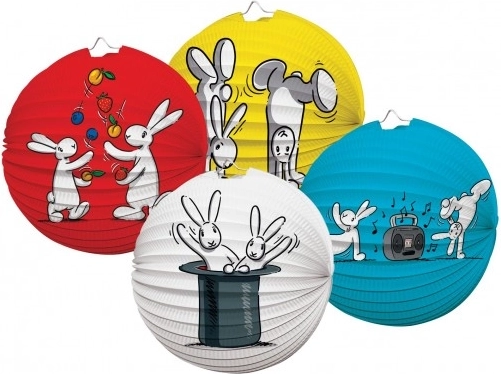 Farolillo redondo de papel BOB A BOBEK 25 cm