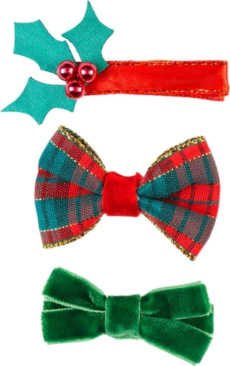 Souza! horquillas para el cabello Aurora con motivos navideños - 3 uds.