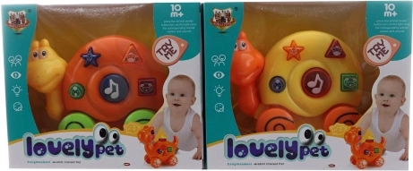 Caracol de arrastre a pilas para niños