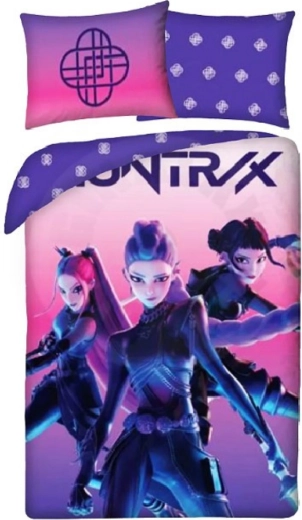 Ropa de cama de algodón K-Pop Demon Hunters Huntrix 140 × 200 cm