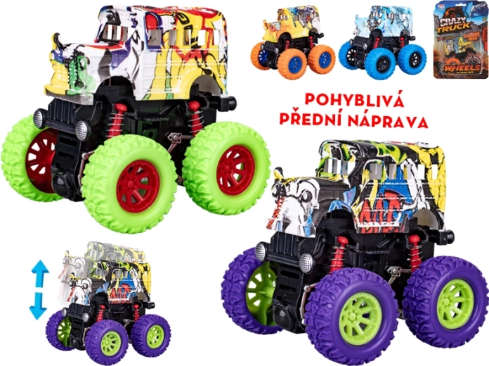 Crazy Truck autobús con fricción 9 cm