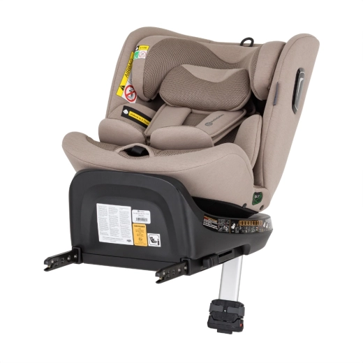 Instalación segura i-Size con ISOFIX y pata de apoyo