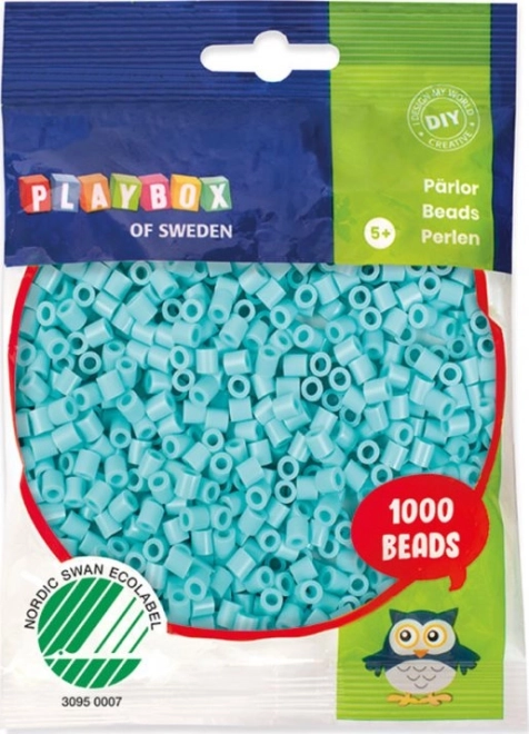 Playbox cuentas para planchar pastel turquesa 1000 uds