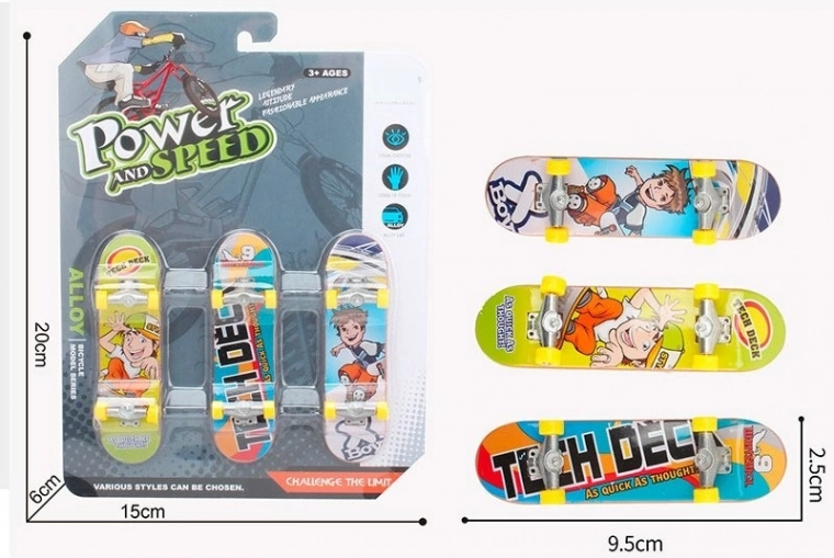 Set de mini monopatines SPARKYS (3 uds)