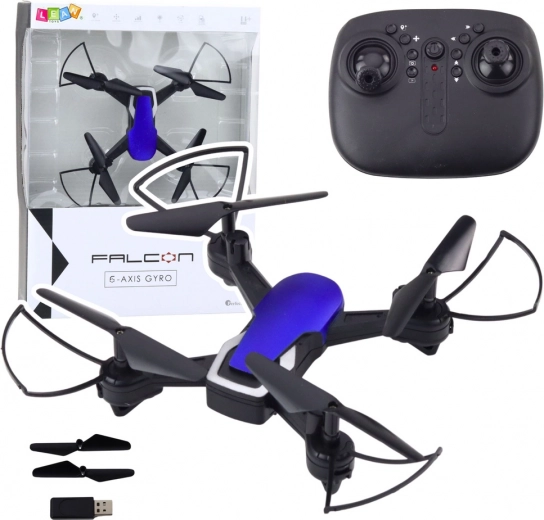 Dron Falcon con giroscopio de seis ejes y luces LED