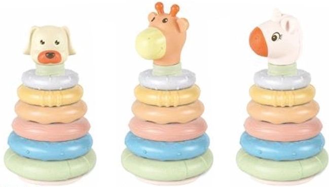 Pirámide sensorial apilable para bebés