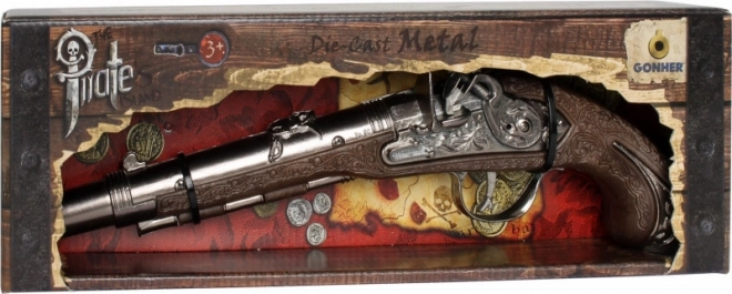 Pistola pirata metálica GONHER – juguete infantil