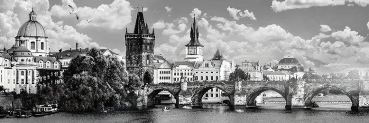 Interdruk puzle panorámico Praga 1000 piezas
