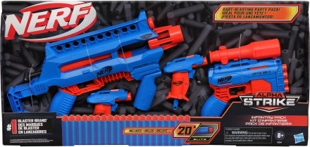 Nerf Alpha Strike Set de blásters y dardos