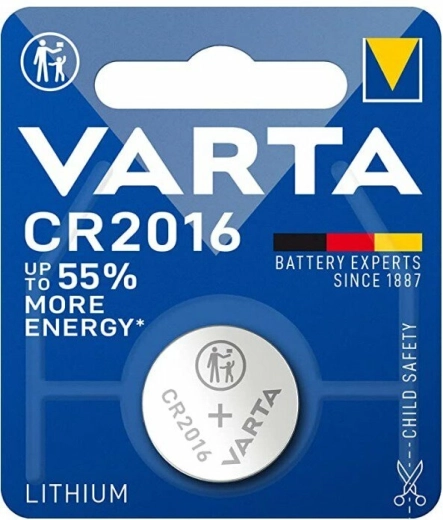 Pila de botón Varta CR2016, 3 V