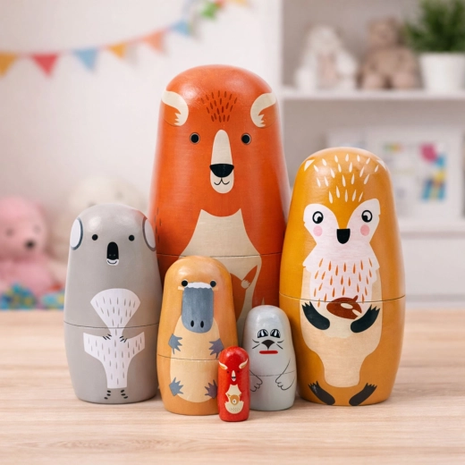 Animales multicolores para la imaginación