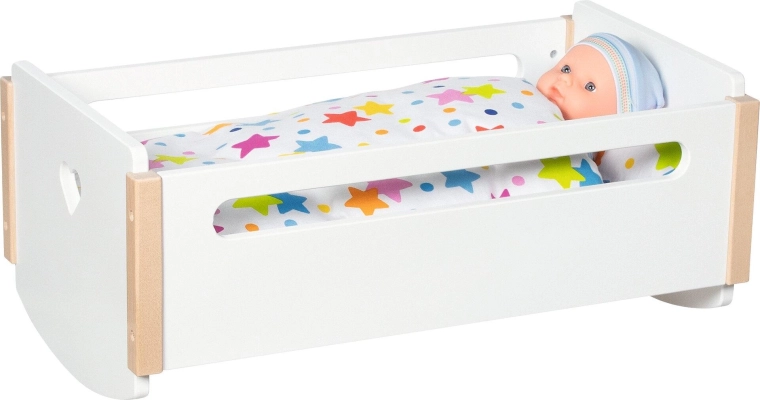 Cuna para muñecas con corazoncito Goki