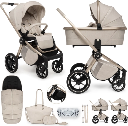 Muuvo Quick Boho beige cochecito combinado 2 en 1